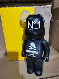 Jeux de vente chaude 400% 28CM le NO.1 Bearbrick figurines d'ours jouet pour les collectionneurs Bearbrick modèle décoration jouets