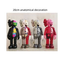 Designer Jeux de vente chaude Populaire 0,2 kg 8 pouces 20 cm 37 cm Vinyle écorché Compagnon Art Action avec boîte originale Poupées Décoration faite à la main Jouets Anatomie parée