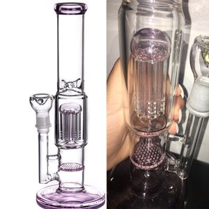 12,2 pouces de hauteur base de bécher Bong narguilés Shisha Dab Rigs verre épais eau Bongs tuyau de fumée en verre avec bol de 18mm