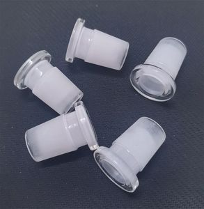 Adaptador de tubo de vástago de vidrio de venta caliente, 18 mm macho a 14 mm hembra, conector reductor, difusor de hendidura para tubo de agua de vidrio, adaptador Bong