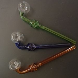 Hot selling Glas oliebrander pijp helder glazen buis glazen pijp olie nagel in voorraad gratis verzending uit china G10