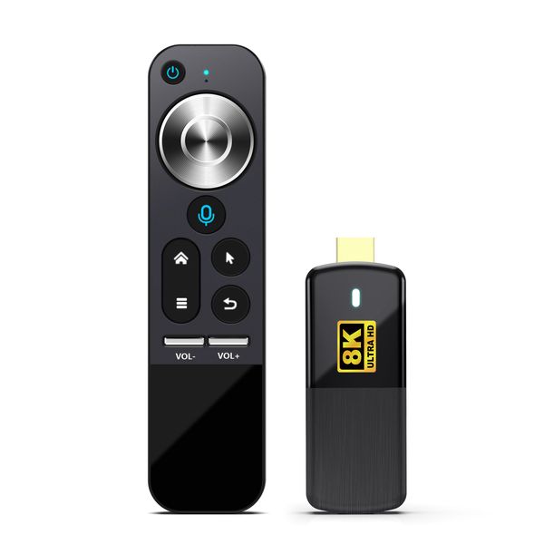Vente à chaud H96max M3 8K Stick Stick Android 13 Rockchip RK3528 Anycast 4K IPTV Smart TV Stick avec BT Voice Remote