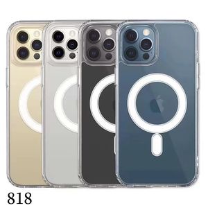 Funda telefónica transparente de choque transparente acrílico de alta calidad de alta calidad para iPhone 15 14 13 12 11 Pro Max con paquete minorista 818DD