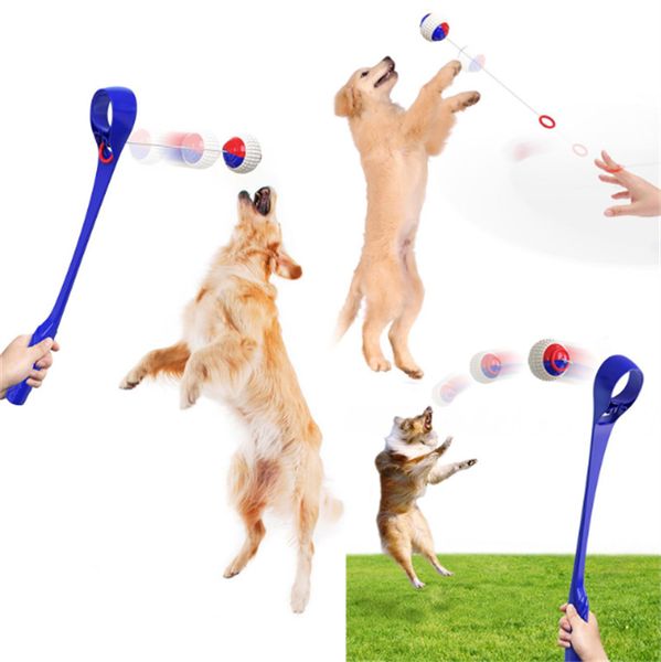 Vente chaude lanceur de balle interactif sport de plein air entraînement jouet lanceur de balle de tennis pour chiens tennis