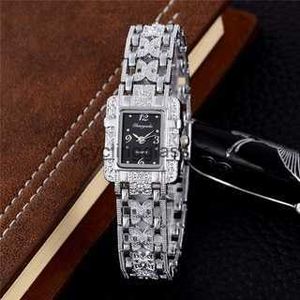 Heet verkopen Koreaanse mode Watch kleine vierkante vlinder diamant ingelegde legering Quartz dames armband Watch