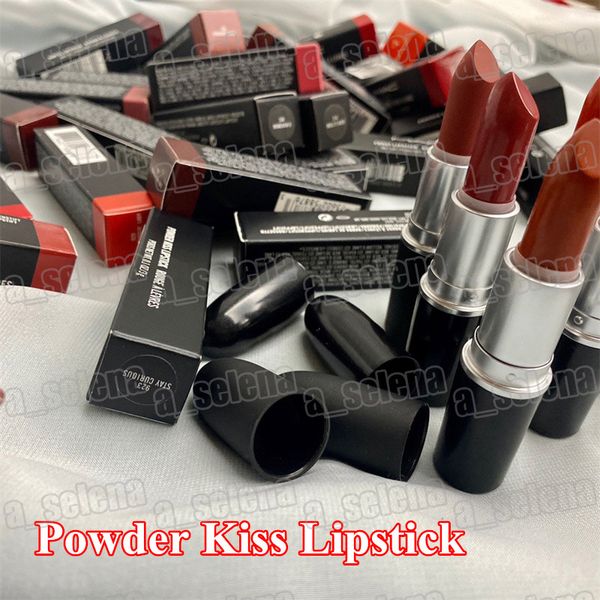 Marque Powder Kiss rouge à lèvres mat rétro rouges à lèvres 11 couleurs 602-646-108-707-314-316-921-923-925-926-930