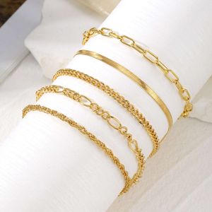 Heet verkopende metalen armband, modieuze en minimalistische trend, meerlagige holle slangbotarmband