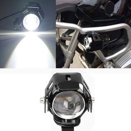 Venta caliente faros de motocicleta U7 Led luz para motocicleta DRL faro moto lámpara auxiliar focos antiniebla Universal
