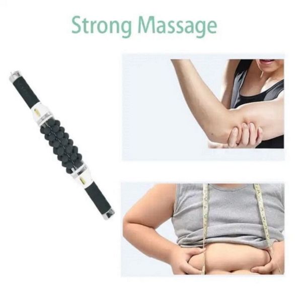 El músculo vendedor caliente relaja el dispositivo vibrante del Massager del cuerpo del alivio del dolor del brazo del rodillo del masaje