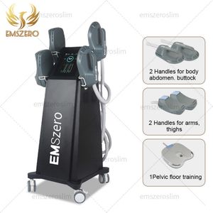 Vente chaude Neo DLS-EMSLIM Nova 14 Tesla haute puissance 4 poignées RF salut-emt corps sculpter EMS stimulation musculaire Emszero Machine