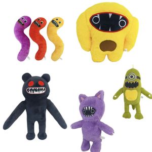 Nouveaux jeux d'horreur de dinosaures, jouets en peluche, poupée en peluche monstre ours noir heureux, vente en gros, UPS/DHL gratuits, offre spéciale