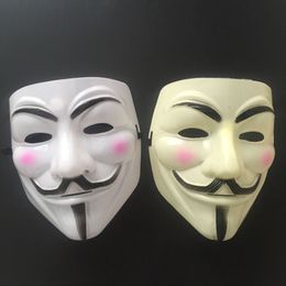 Vente chaude masques de fête V pour Vendetta masque anonyme Guy Fawkes déguisement adulte Costume accessoire fête Cosplay masques TO146