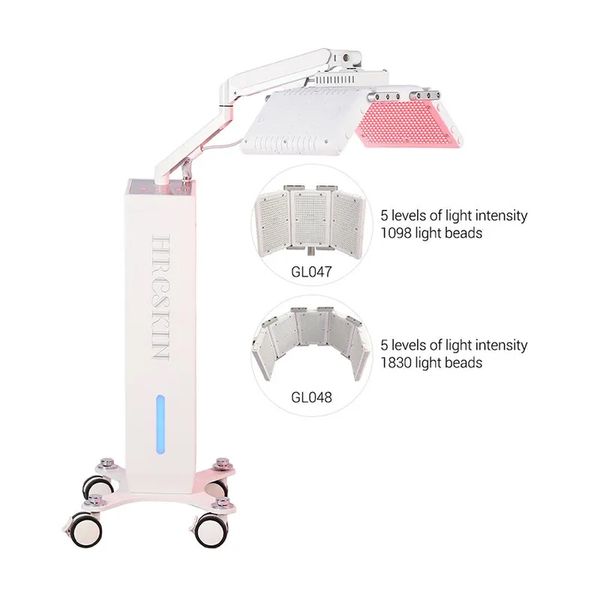 Vente chaude Pdt LED Traitement des pigments Rajeunissement de la peau PDT Lumière Photon Beauté Lampe LED Thérapie PDT LED Machine faciale adaptée à toutes les couleurs de peau