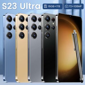 Téléphone à chaud S23 Ultra 6,8 pouces grand écran 1 + 16 Go Android Smartphone à bas prix