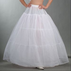 Vente chaude grande taille mariée Crinoline jupon jupe 3 cerceaux jupons pour robes de bal accessoires de mariage échantillon réel en Stock