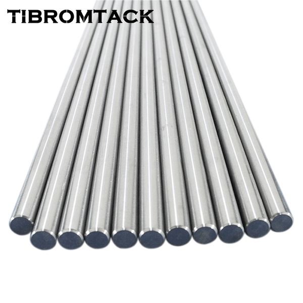 Vendre à chaud Bar alliage en titane pur GR5 TI-6AL-4V pour les applications industrielles médicales Diamètre 10 mm L 500 mm 5pieces