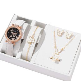 Hot selling quartz cadeauset mode dames 5 stuks dameshorloges Fashion horlogeset voor vrouwen cadeau YuSa161