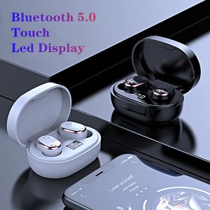 Vente chaude S17 Bluetooth V5.0 Écouteurs TWS Casque sans fil avec microphone Écouteurs Sports Étanches Étanches Étanche Casquettes Chargements