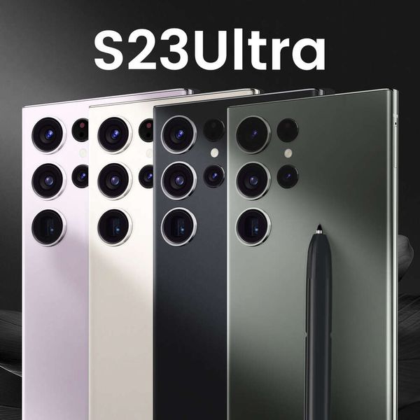 Vendre à chaud S23 Ultra intégrée Pen 3 + 64G 7,3 pouces grand écran 4G Android Smartphone