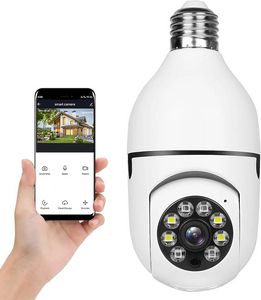 Mini caméra de sécurité pour maison intelligente, wi-fi 1080p, vidéosurveillance sans fil, lumière de sécurité, ampoule panoramique 360, offre spéciale