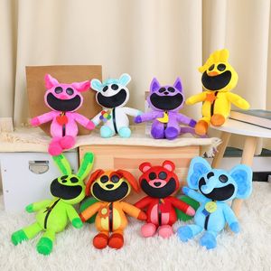 Venta caliente Critters sonrientes muñecos de peluche nuevos animales de dibujos animados gato relleno grandes bichos sonrientes animales juguetes de peluche