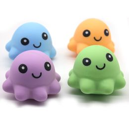 Heet verkopen zachte schattige octopus squish balls squishy stress relief speelgoed voor kinderen en volwassenen