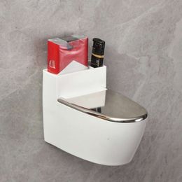 Cendrier de toilette de vente chaude pour la créativité domestique avec couvercle, salon, toilettes murales, cendrier de salle de bain cendrier design usage intérieur