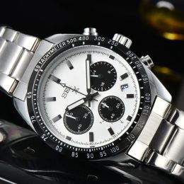 Vente à chaud Top AAA + Quartz Watch Fashion Simplicité Calendrier 6 aiguilles Chronographe pour hommes exquis avec STRAP SKI01 ALLOY SKI01