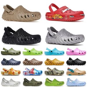 met charmes top designer heren dames kinderen crocs slides sandalen plat laag platform auto croos beroemde sandaal boeven sliders gesp rubber loafers schoenen
