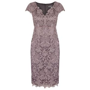 Hot Selling V Neck Cap Mouwen Lace Mother of the Bride Dresses Mother of the Groom Dresses 294y