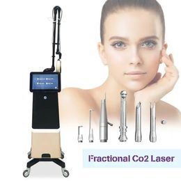 Dispositif d'élimination des cicatrices au Laser Co2 fractionné Vertical 40W, dispositif d'élimination des rides du visage, des vergetures, offre spéciale