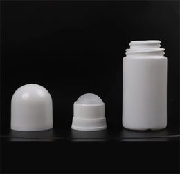 Heet verkopende witte lege rol op fles 50 ml plastic deodorant rolflessen 50cc rol-on ball fles parfum lotion lichtcontainer JL1014