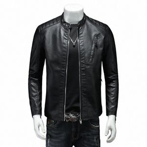 Hot Selling Witte Mannen 2022 Faux Leren Jas Motorfiets Jaqueta De Couro Masculina Uitloper Mannelijke Pu Jassen 5XL N5Sx #