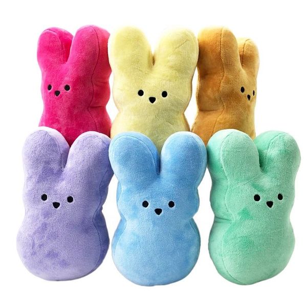 Regalos de Pascua de venta al por mayor de venta de 15 cm Peep Plush Toy Bunny Conejo Mini Conejo Featny Juguete