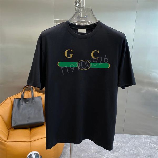 Vente chaude en gros femmes T-shirt vêtements lettre classique luxe à la mode hommes t-shirts classiques vêtements de créateurs marques célèbres femme Ucci Couple dessus de chemise