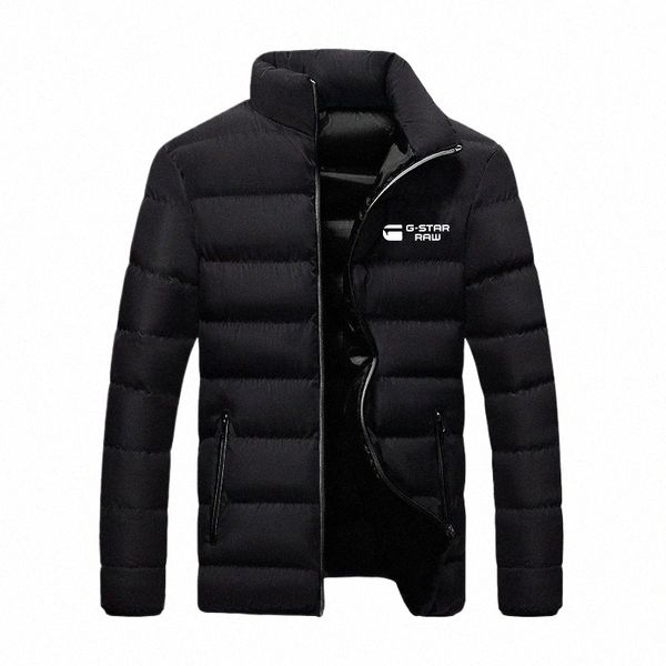 Venta caliente de invierno para hombre, chaqueta con cuello alto, marca Street Fi, chaqueta ligera de plumas M, chaqueta a prueba de viento M4EQ #