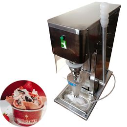 Venta caliente con precio competitivo, nuevo diseño, mezclador de suministro directo de fábrica, máquina de helado suave con remolino de yogur de frutas a la venta