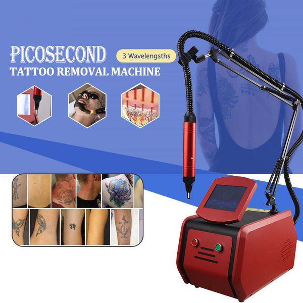 Máquina de eliminación de tatuajes con láser, pigmento para blanquear la piel, manchas de pecas, tatuajes, interruptor Nd Yag Q, superventas