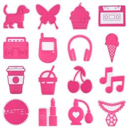 Vente chaudeCheap Boss Baby Clog Shoe Charms Designs Pink Cartoon Barbi Barbi Doll Clog Charms For Women Girls Party Favors Cadeaux
