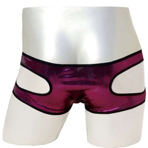 Jockstraps pour hommes, coupe tridimensionnelle, Sexy, avec grande poche, culotte Boxer, sous-vêtements gai