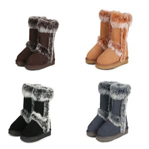 Hete verzending Hoogwaardige WGG Dames klassieke Tall Men Boots Womens Australia Snow Boots Winter Leather Boot