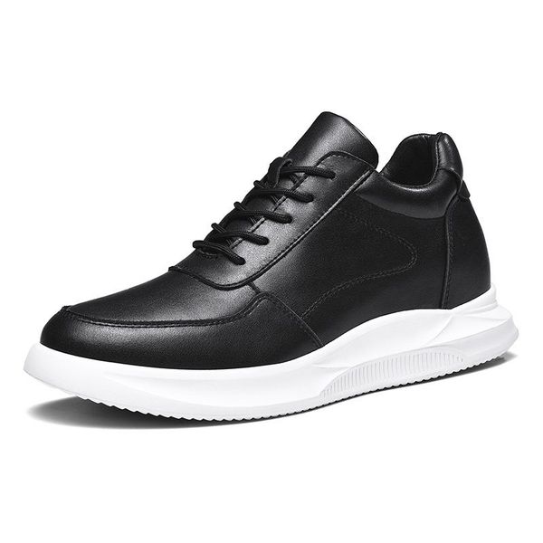 Zapatos de tendencia de primavera para hombre, calzado deportivo de altura invisible, transpirable, altura interna, nuevos zapatos para padre