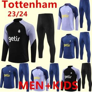 23 24 Populaire Tottenham Football Sportswear Set Survêtement 22 23 24 Tottenham Manches Longues KANE Sportswear Football Veste Chandal futbol Adulte et Enfants