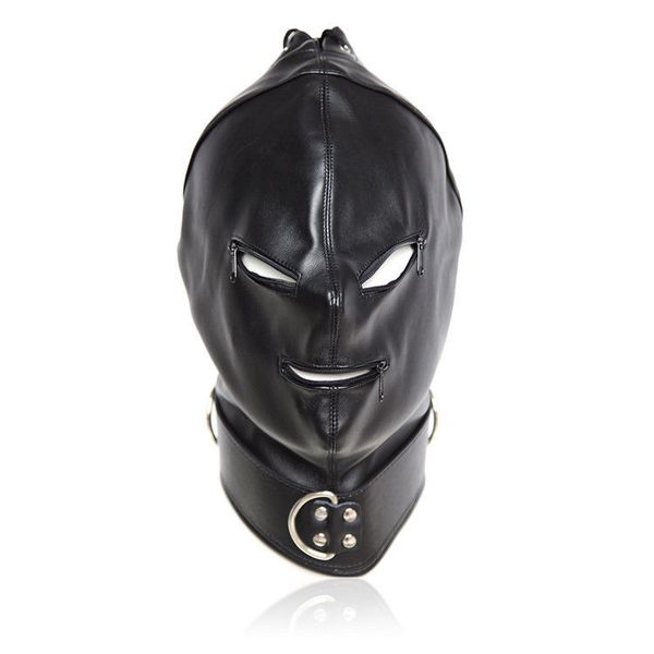 Jouets anaux Hot Sty GIMP masque complet harnais capuche fermeture éclair Bondage fétiche jeu de rôle Costume fête # R172