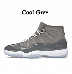 Hot style 2023 Retro High 11 Chaussures de basket Jumpman 11s Jubilee 25e anniversaire Pure Violet Midnight Navy COOL GREY Casquette et robe Concord Designer Sneakers
