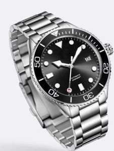 Hot Style aangepaste logo roestvrijstalen rubberen luxe kwarts man horloges met dubbele veiligheidssluiting