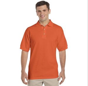 Été chaud 24 couleurs alligat hommes polos doux 100% coton solide Golf hommes d'affaires polos chemises t-shirts