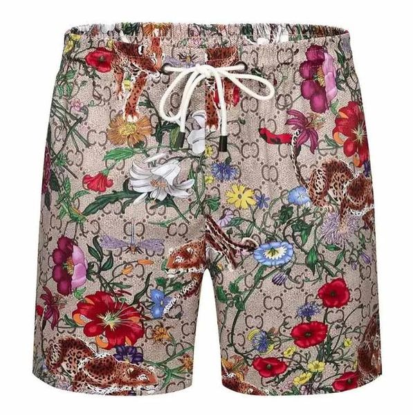 Caliente verano moda para hombre diseñadores pantalones cortos de secado rápido traje de baño tablero de impresión pantalones de playa hombres nadar corto tamaño asiático M-3XL