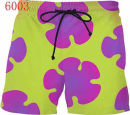 Hot Summer Pair shorts casual strandbroek Heren sneldrogende shorts bedrukte shorts polyester WHQ