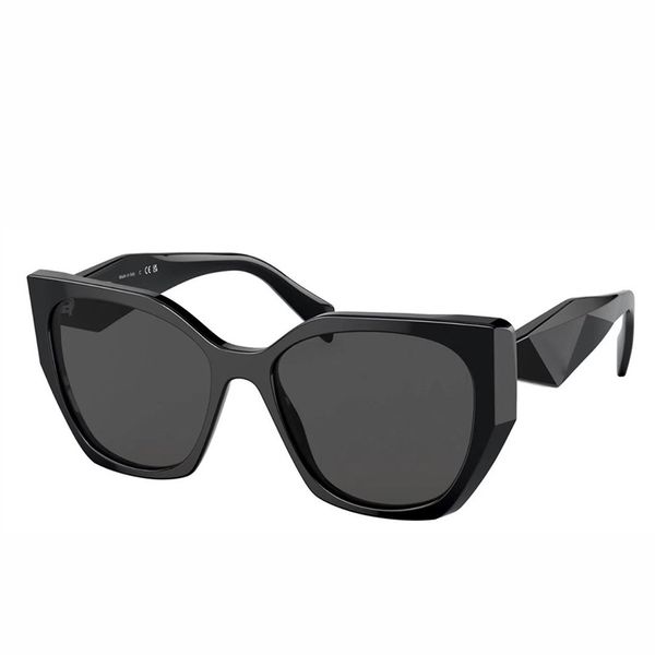 Hot Summer Diseñador de gafas de sol negras Men Symbole Opr19zs Geométrico Moderno Cat Eyle Bulfe Textura Muestra de moda Campo anti ultravioleta